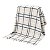 Manta Xadrez 90x90 - Tricot - Azul Marinho Tirreno - Imagem 1