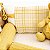 Manta Xadrez 90x90 - Tricot - Amarelo Plus - Imagem 2