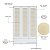 Quarto Completo Fofura - Berço 2 Em 1 + Cõmoda 3 Gavetas + Guarda-Roupa 3 Portas - Branco Com Rattan - Imagem 11