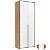 Guarda-Roupa Modulado 2 Portas - Branco/Carvalho Avelã - Imagem 1