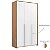 Guarda-Roupa Modulado 3 Portas - Branco/Carvalho Avelã - Imagem 3