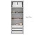 Guarda-Roupa Modulado 2 Portas - Branco/Nature - Imagem 7