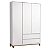 Guarda-Roupa 3 portas Nordic - Branco - Imagem 1