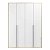 Guarda-Roupa Modulado 4 Portas - Branco/Nature - Imagem 4