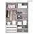 Guarda-Roupa Modulado 4 Portas - Branco/Nature - Imagem 6