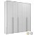 Guarda-Roupa Modulado 5 Portas - Cinza/Nature - Imagem 1