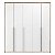 Guarda-Roupa Modulado 5 Portas - Branco/Carvalho Malva - Imagem 5