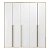 Guarda-Roupa Modulado 5 Portas - Branco/Nature - Imagem 4