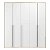 Guarda-Roupa Modulado 5 Portas - Branco/Nature - Imagem 5