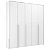 Guarda-Roupa Modulado 5 Portas - Branco - Imagem 1