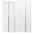 Guarda-Roupa Modulado 5 Portas - Branco - Imagem 2