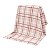 Manta Xadrez 90x90 - Tricot - Rosa Amaralina - Imagem 1