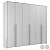 Guarda-Roupa Modulado 6 Portas - Cinza/Nature - Imagem 1