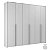 Guarda-Roupa Modulado 6 Portas - Cinza/Nature - Imagem 3
