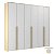 Guarda-Roupa Modulado 6 Portas - Cinza/Nature - Imagem 2