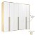 Guarda-Roupa Modulado 6 Portas - Branco/Nature - Imagem 3