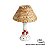 Abajur Cêramica Antique GR/Cogumelos - Com Cúpula - Imagem 3