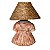 Abajur Cerâmica Dress Color - Com Cúpula - Imagem 1