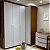 Guarda-Roupa Modulado 4 Portas Em L - Carvalho Malva/Branco - Imagem 5