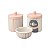 Kit Higiene 3 Peças Urso Com Listras Rosa/Cinza - Peça De Mostruário - prontaentrega - Imagem 1