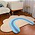 Tapete Infantil Orgânico Delicatta Nimbo - Retangular - Azul - Imagem 2