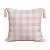 Almofada Decorativa Estampa Xadrez Rosa - Margaridas - 97-10 - Imagem 1