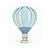 Luminária Decorativa Balão Azul - Peça De Mostruário - prontaentrega - Imagem 1