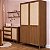 Guarda-Roupa Paglia - 2 Portas - Nogueira - Imagem 5