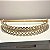 Dossel Decorativo Dourado Com Pérolas/Strass - Peça De Mostruário - prontaentrega - Imagem 2