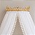 Dossel Decorativo Metal Dourado Com Detalhes De Perolas - Peça De Mostruário - prontaentrega - Imagem 3
