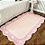 Tapete Infantil Orgânico Delicatta Afeto - Retangular - Rosa - Imagem 2