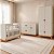 Quarto Completo Lamê - Berço 2 Em 1 + Cômoda + Guarda-Roupa 2 Portas - Areia Com Carvalho Avelã - Imagem 2