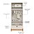 Quarto Completo Lamê - Berço 2 Em 1 + Cômoda + Guarda-Roupa 2 Portas - Areia Com Carvalho Avelã - Imagem 9