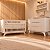 Conjunto Sambalelê - Berço 2 Em 1 + Cômoda 2 Portas - Branco - Imagem 2
