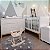 Conjunto Amor Perfeito - Berço 2 Em 1 + Cômoda Com Porta - Branco Com Nature - Imagem 3