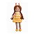 Amigurumi Decorativo Infanil Menina Vestido Amarelo Listrado - Margaridas - 97-38 - Imagem 1