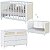 Conjunto Fofura - Berço 2 Em 1 + Comoda 6 Gavetas - Branco Com Rattan - Imagem 1