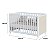 Conjunto Fofura - Berço 2 Em 1 + Comoda 6 Gavetas - Branco Com Rattan - Imagem 13