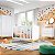 Quarto Completo Amor Perfeito - Berço 2 Em 1 + Cômoda 3 Gavetas + Roupeiro 3 Portas - Branco Com Nature - Imagem 2