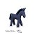 Almofada Decorativa Com Formato Artesanal Cavalo Azul - Cavalos - 98-36 - Imagem 3