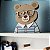 Enfeite Decorativo De Prateleira Urso Com Óculos - Teddy - 115031 - Imagem 2