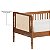 Cama Solteiro Babá Madeira Maciça Solene - Nogueira - Imagem 8