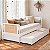 Cama Solteiro Babá Madeira Maciça Solene - Branco - Imagem 5