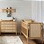 Conjunto Solene - Berço 2 Em 1 + Cômoda 4 Gavetas - Com Ratan - Carvalho Malva - Imagem 4