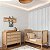 Conjunto Solene - Berço 2 Em 1 + Cômoda 4 Gavetas - Com Ratan - Carvalho Malva - Imagem 5