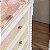 Conjunto Solene - Berço 2 Em 1 + Cômoda 4 Gavetas - Com Ratan - Branco - Imagem 8