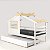 Bicama Evolutiva Cabana Kids - Branco/Madeira - Imagem 4