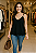 Blusa com Renda Assimétrica - Imagem 1