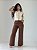 Calça Pantalona Marrom - Imagem 1