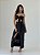 Vestido Longo Preto com Laço - Imagem 1
